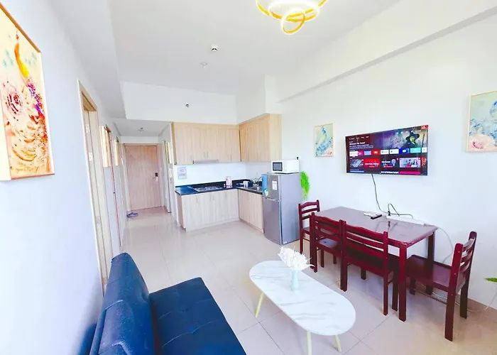 Center Near Mall Big 2 Bedroom 2 Restroom View Family-friendly Shore 2 Tower 1 * Manila