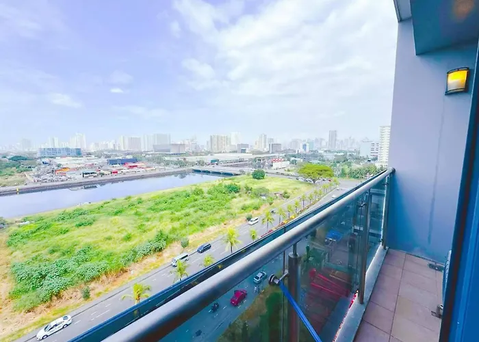 Apartment Center Near Mall Big 2 Bedroom 2 Restroom View Family-friendly Shore 2 Tower 1 *